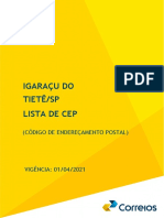 Nova Lista de Cep - Igaraçu