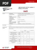 Amplificador Optico 22dbm