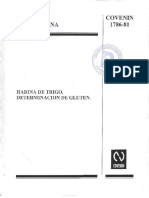 COVENIN - Harina de Trigo Determinación de Gluten