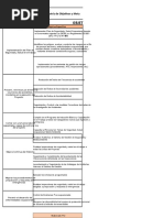 Matriz de Objetivos y Metas de Seguridad y Salud Ocupacional en Medio Ambiente