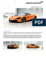 McLaren 720S Coupe Order Summary