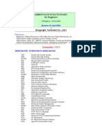 Abbreviation Dictionary For Engineers: Category