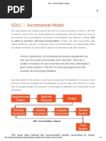 SDLC - Incremental Model - Notepub