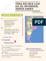 TEMA 7. Capítulo 3. Argentina en 1914 Las Pampas, El Interior, Buenos Aires