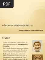 GÉNEROS CINEMATOGRÁFICOS Características