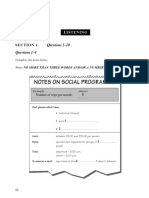 Test 1: Notes On Social Programme