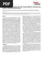 AADE-20-FTCE-SPP-02 The Feasibility of Using Green Olive Pits' Powder (GOPP) As A Bio-Enhancing Additive in Water-Based Drilling Fluids