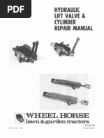 WheelHorse Hydraulic Lift Valve and Cylinder Repair Manual 810242R1