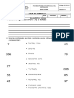 Diagnostico de Matemáticas