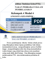 PTK Kelompok 4 Modul 4 (Melaksanakan Perbaikan Dalam Pembelajaran)