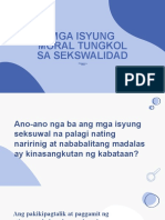 Mga Isyung Moral Tungkol Sa Seksuwalidad