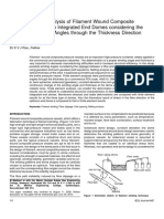 Computer Aided Analysis of Filament Wound Composite Pressure Vessel With Integrated End Domes Considering The Change of Winding Angles Through The Thickness Direction - Madhavi2018