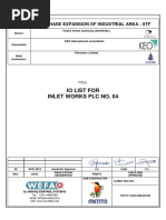 Cp737-1-Doc-emi-023-00 - Io List For Inlet Works PLC No. 04 Rev 00