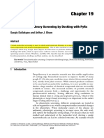 Small-Molecule Library Screening by Docking With Pyrx: Sargis Dallakyan and Arthur J. Olson