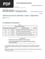 3054C Bomba de Inyección de Combustible - Instalar - Delphi DP210