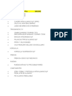 Características Técnicas Bici SLP