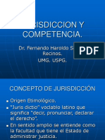 Jurisdiccion y Competencia