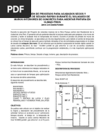 Descripcion de Procesos para Acabados Se