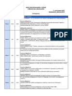 Cronograma Pedagogía - Educación I 1° C 2021