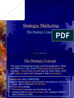 Strategic Marketing: The Strategy Concept