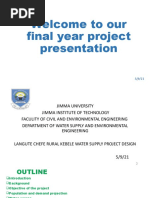 Welcome To Our Final Year Project Presentation