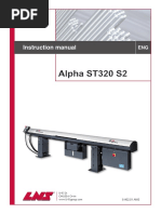 Alpha ST 320 S2 Instruction Manual