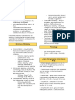 Anatomy and Physiology Reviewer