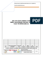 Api 650 Data Sheet (BWT-01)