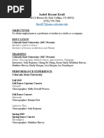 Resume-Isabel Krull