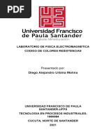 Laboratorio de Fisica Electromagnetica Codigo de Colores de Resistencias