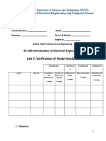 Lab 3: Verfication of Nodal Analysis: EE-100 Introduction To Electrical Engineering