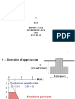 IV LES Fondations Superficielles Selon DTU 13-12