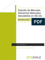 Estudio de Mercado en USA de Alimentos Naturales