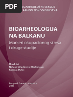 Bioarchaeology in The Balkans Markers of