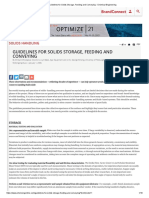 Solids Storage, Feeding and Conveying - Chemical Engineering