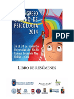 Cuaderno Resumen IX Congreso de Psicología Universidad Del Bío Bío Libertad Interdisciplinaria