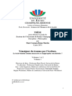 Témoigner Du Trauma Par L'écriture