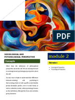 UTS Module 2 Sociological Psychological Perspective