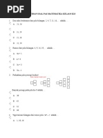 Latihan Soal Pas Matematika Kelas 8 K13