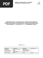 Lineamientos de Indicadores de Control de Gestión Uaf