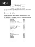 Pamantasan NG Lungsod NG Valenzuela: Financial Accounting and Reporting I (FAR I)