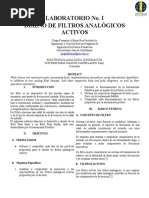 LABORATORIO - #1 - Diseño - Filtros - Analógicos - Activos - Electrónica Analógica III - Diego F Alfonso R-Fusionado