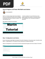 How To Program A 3D Printer With Marlin and Arduin