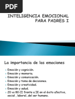 Inteligencia Emocional para Padres I