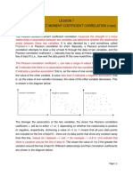 Lesson 7 Pearson Product of Moment Coefficient Correlation