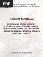 Nastavni Materijal - Rat 1992-95 - Opsada-Genocid