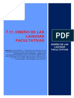 7.11. Diseño de Las Lagunas Facultativas Sal