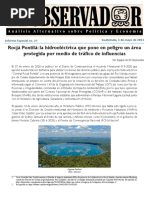 Informe Especial 27 Rocjá Pontilá La Hidroeléctrica Que Pone en Peligro Un Área Protegida Por Medio de Tráfico de Influencias