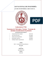 Informe 02 - Laboratorio de Circuitos Electricos