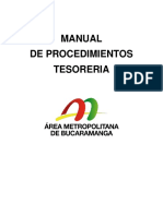 Gaf Ma 002 Manual de Procedimiento de Tesoreria Versión 3